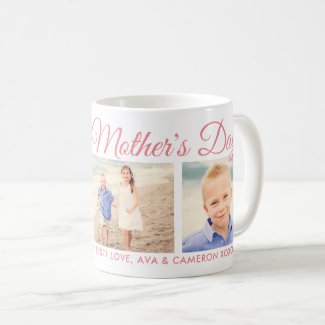 Happy Mother's Day Mom | Pink Photo Keepsake Coffee Mug