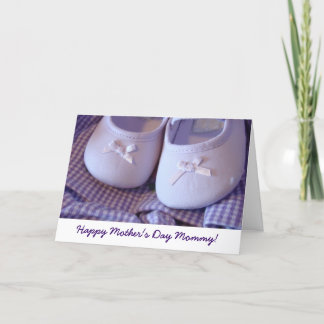 Happy Mother's Day Mommy! cards Baby Shoes Love