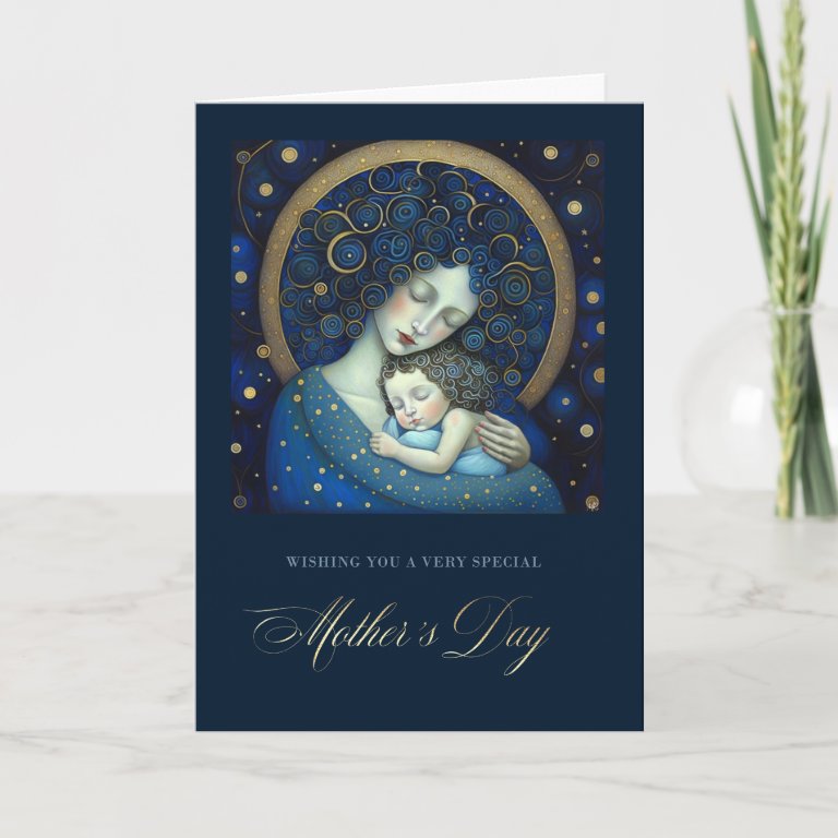 Happy Mother&#39;s Day Mother &amp; Daughter Painting Card