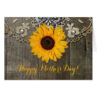 Happy Mother's Day | Mother's Day Card | Sunflower