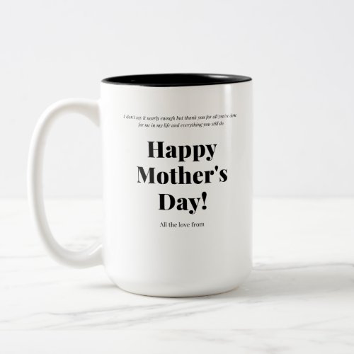 Happy Mothers Day Mug