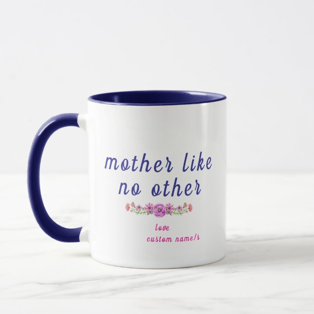 Happy Mother's Day Mug - Custom Name Gift for Mom (Left)