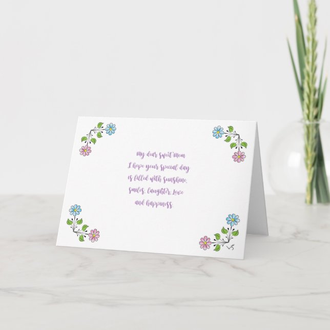 Happy Mother's Day ❤️ My dear sweet Mom Card (Front)