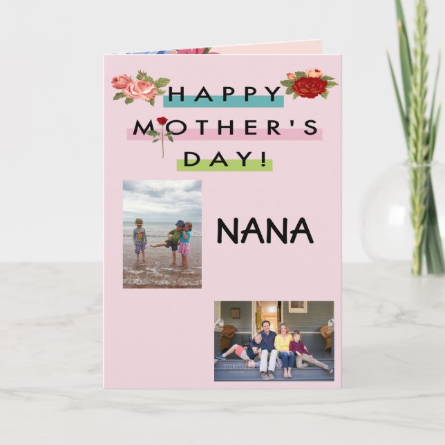 Happy Mother's Day Nana! Card (Front)