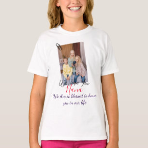Happy Mother's day, nana, grandma simple photo T-Shirt
