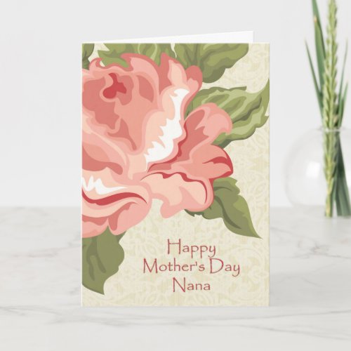 HAPPY MOTHERS DAY NANA ROSE CARD