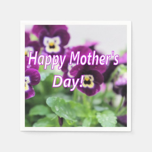 Happy Mother's Day Napkins (Front)