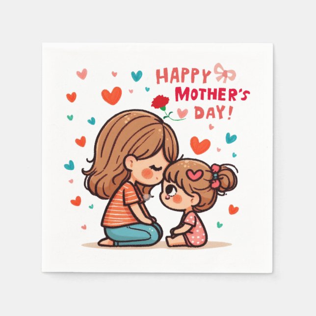 Happy Mother's Day Napkins (Front)