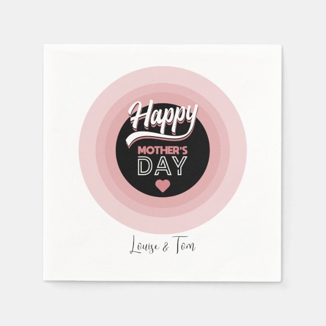 Happy mother's day napkins (Front)