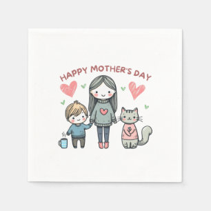 Happy Mother's Day Napkins