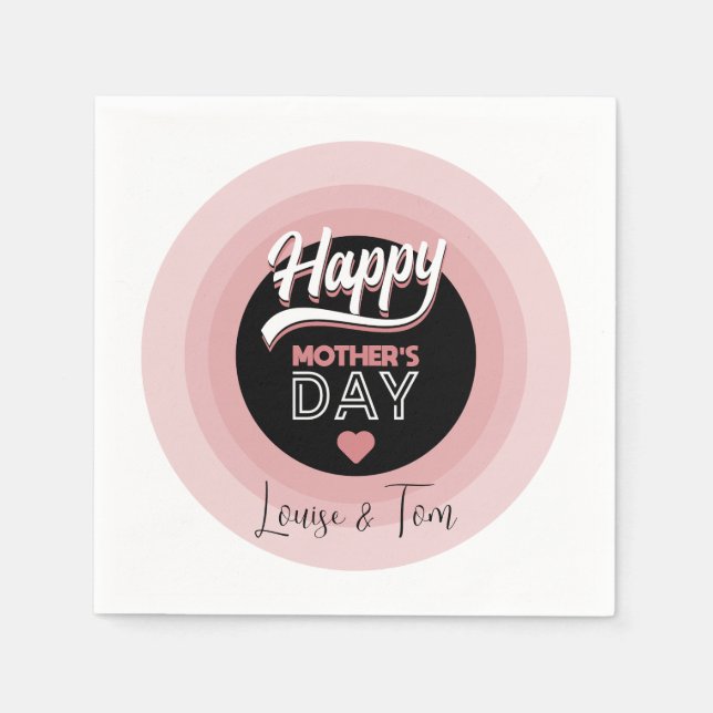 Happy mother's day napkins (Front)