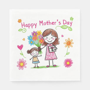 Happy Mother's Day Napkins