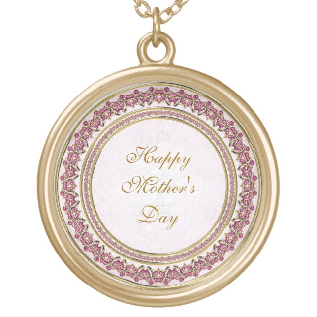 Happy Mother's Day Necklace (Front)