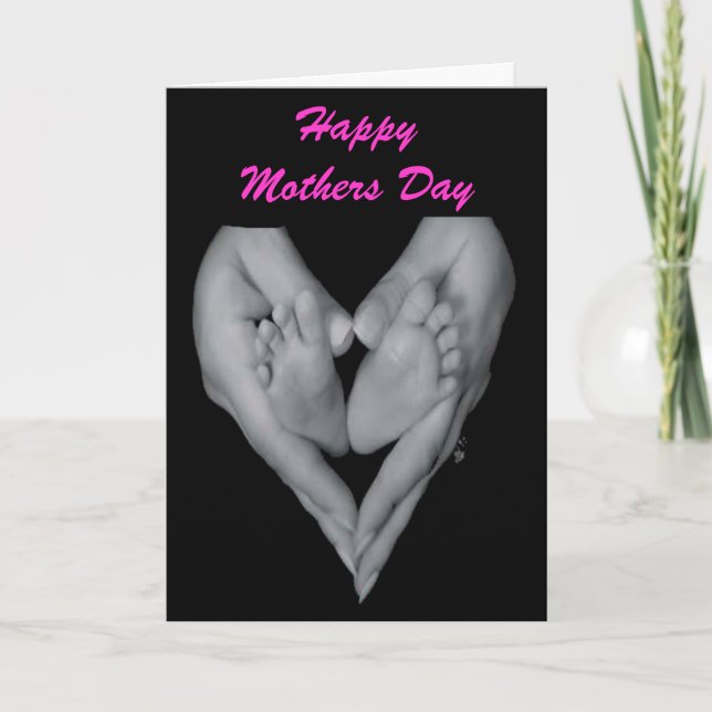 Happy Mothers Day: New Mom Greeting Card (Front)