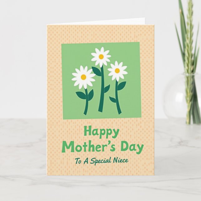 Happy Mothers Day Niece Card (Front)