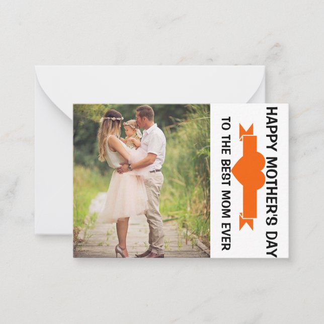 HAPPY MOTHER'S DAY NOTE CARD (Front)