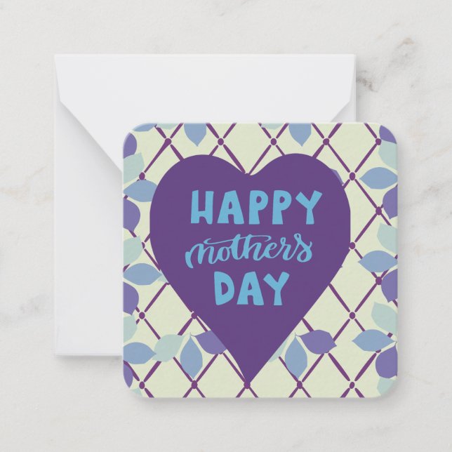 Happy Mothers day  Note Card (Front)