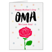 Happy Mother's Day, Oma, You Mean Everything (Front)