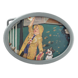 Happy Mother's Day Oval Belt Buckle