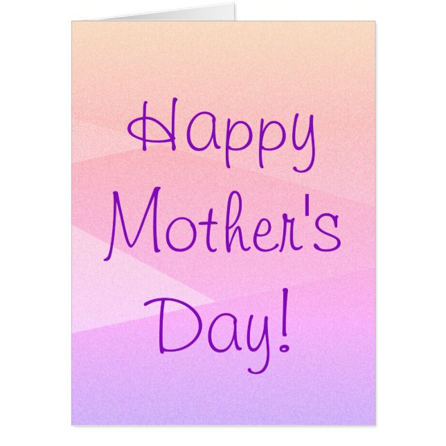 Happy Mother's Day Oversized Card (Front)