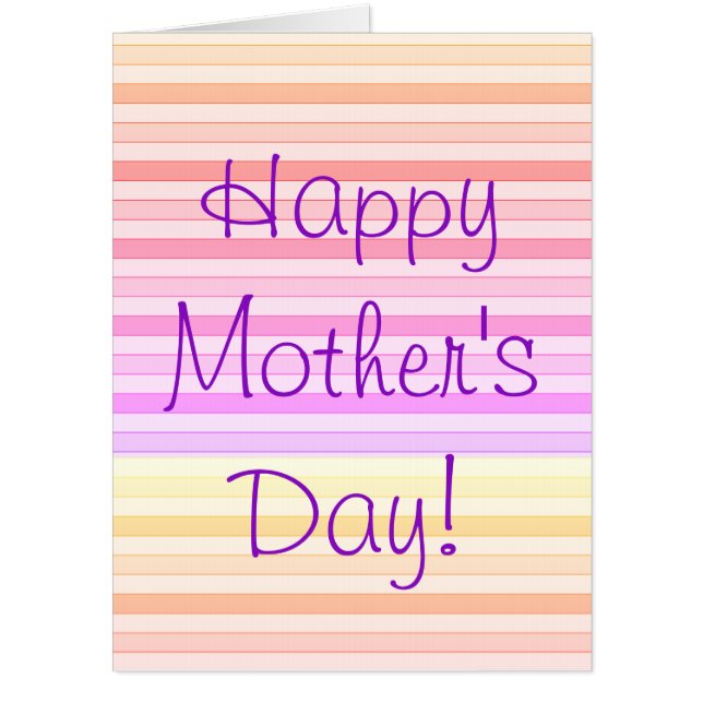 Happy Mother's Day Oversized Card (Front)