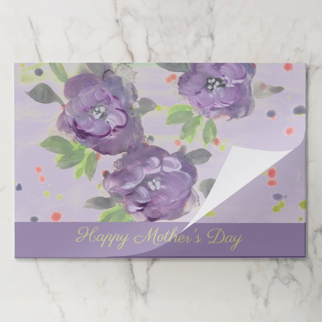Happy Mothers Day Paper Placemat (Folded)