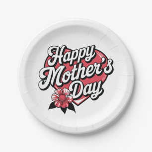 Happy Mothers Day Paper Plates