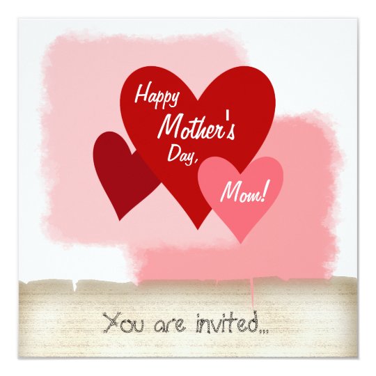 Happy Mother's Day Party Invitation