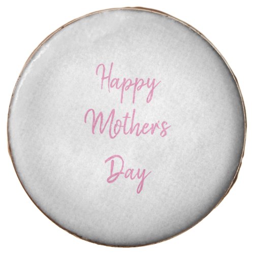 Happy Mothers Day Party Pink White Simple 2024 Chocolate Covered Oreo