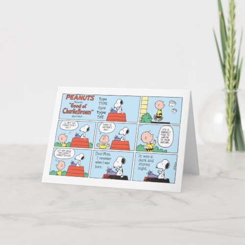 Happy Mother's Day | Peanuts Snoopy Comic Card