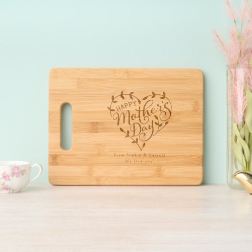 Happy Mothers Day Personalized Cutting Board