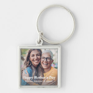 happy mother's day personalized photo keychain