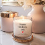 Happy Mothers Day Personalized Scented Candle