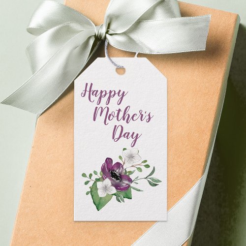 Happy Mothers Day _ Personalized with Floral Spray Gift Tags