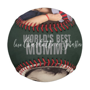 Personalized Photo Baseball Marble Design Mother's Day 