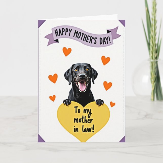 Happy Mothers Day Pet Love Card (Front)