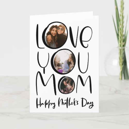 Happy Mothers Day Photo Card Template