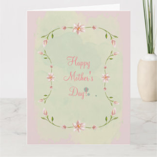 HAPPY MOTHER'S DAY(PINK) CARD