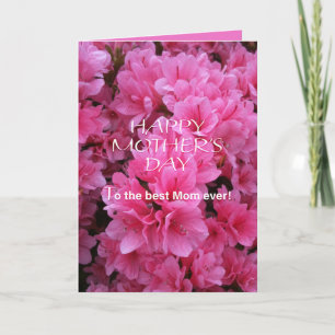 Happy Mother's Day ❤️ PinK Flowers Card