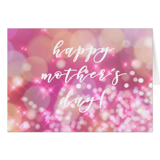Happy Mother's Day | Pink Glitter