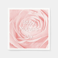 Happy Mother's Day Pink Rose Abstract Photo