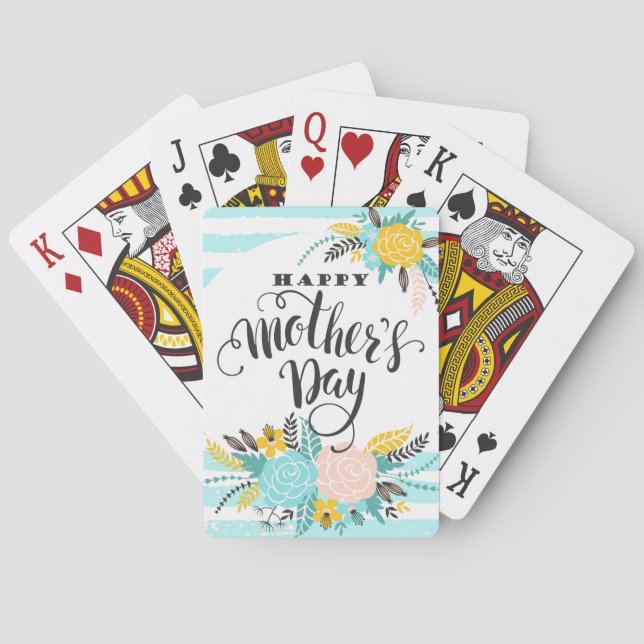 Happy Mother's Day Poker Cards (Back)