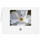 Happy Mother's Day Poppy Card (Back Horizontal)