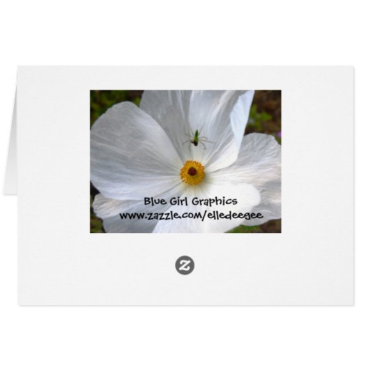 Happy Mother's Day Poppy Card (Back Horizontal)