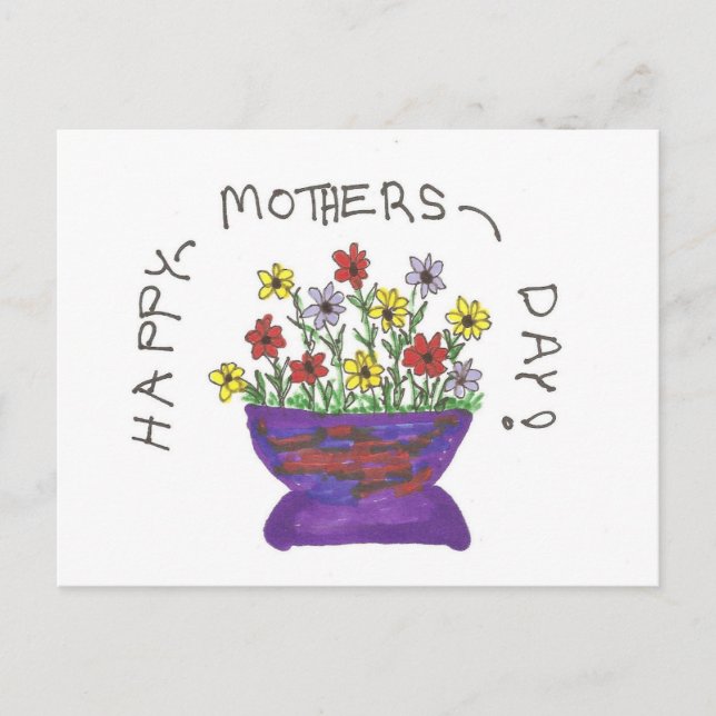 Happy Mother's Day Post Card (Front)