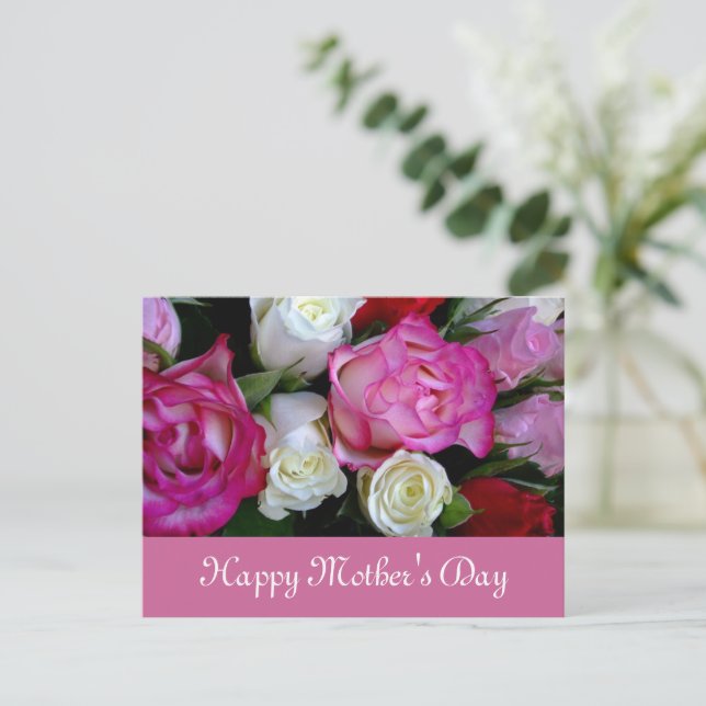 Happy Mothers Day Postcard (Standing Front)