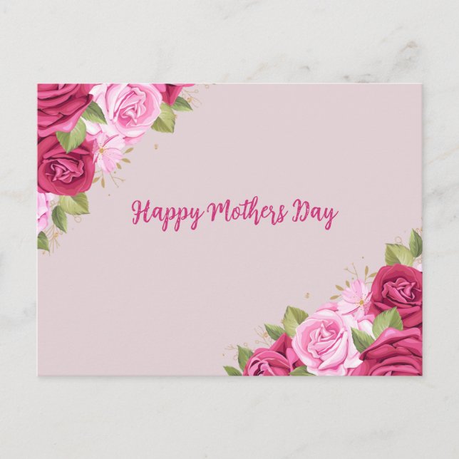Happy Mothers Day  Postcard (Front)