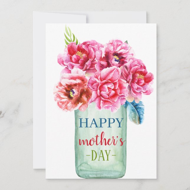 Happy Mother's Day postcard (Front)