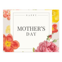 Happy mother's day postcard