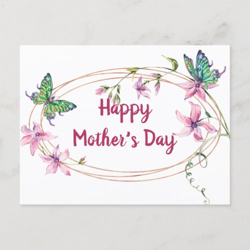 Happy Mothers Day postcard